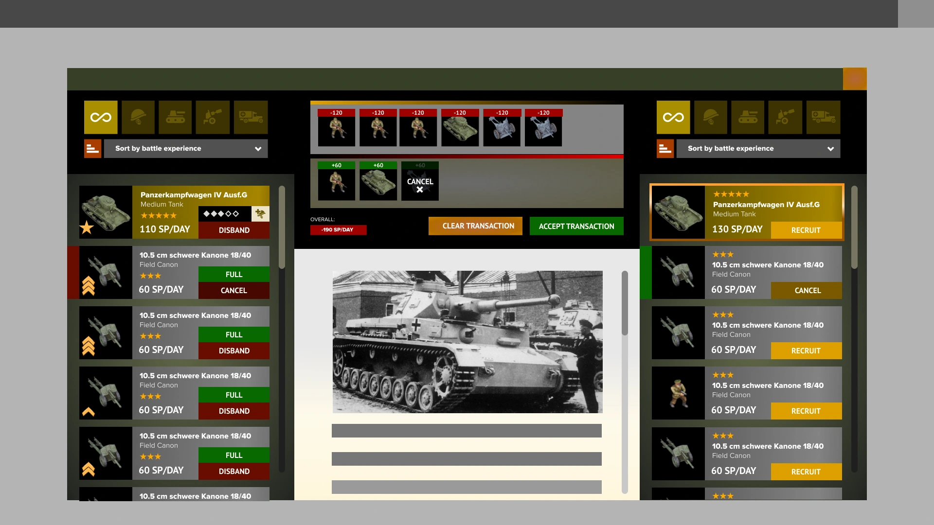 Reviewing recruitment choices
